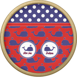 Whale Cabinet Knob - Gold (Personalized)