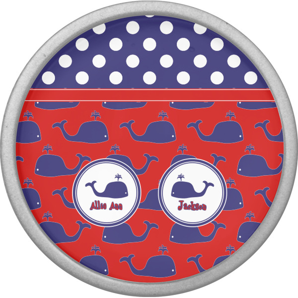 Whale Cabinet Knob - Nickel - Front