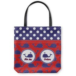 Whale Canvas Tote Bag (Personalized)