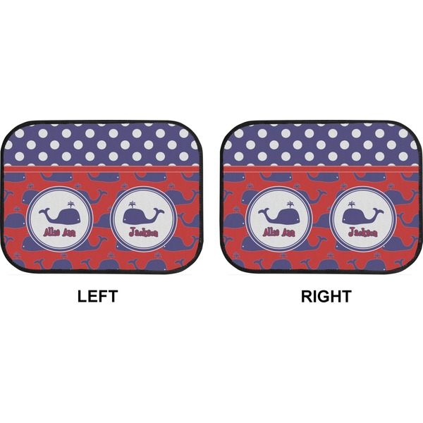 Whale Car Floor Mats (Back Seat) (Approval)