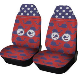 Whale Car Seat Covers (Set of Two) (Personalized)