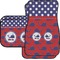 Whale Car Floor Mats Set - 2 Front & 2 Back (Personalized)