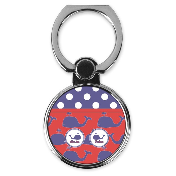 Custom Whale Cell Phone Ring Stand & Holder (Personalized)