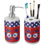 Whale Ceramic Bathroom Accessories Set (Personalized)