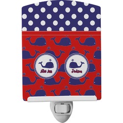 Whale Ceramic Night Light (Personalized)