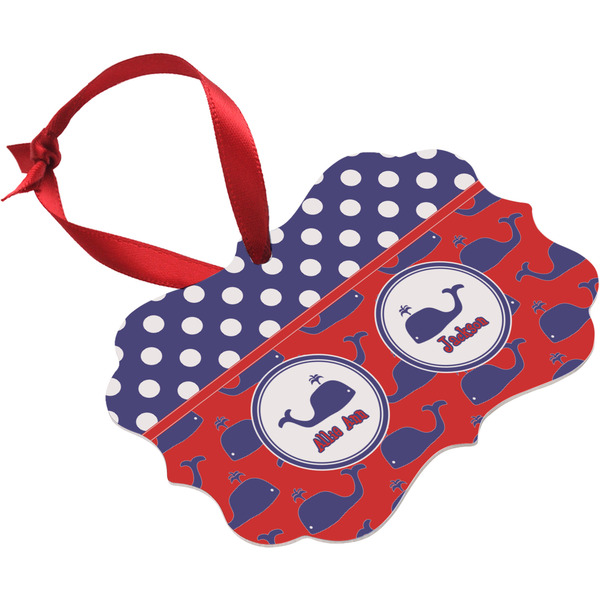 Whale Christmas Ornament