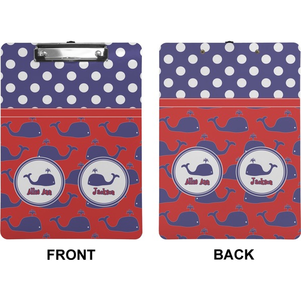 Whale Clipboard (Letter) (Front + Back)