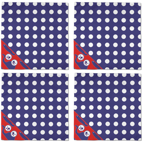 Whale Cloth Napkins - Personalized Dinner (APPROVAL) Set of 4