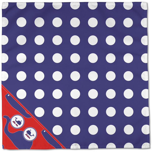 Whale Cloth Napkins - Personalized Dinner (Full Open)