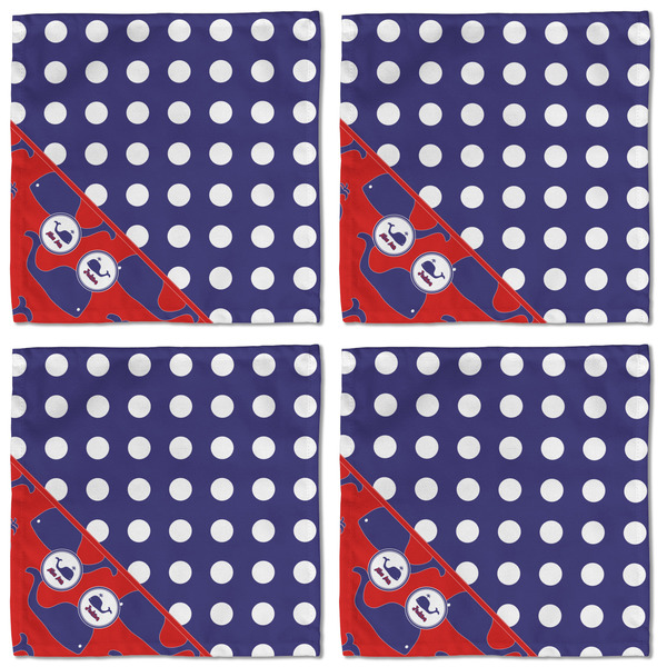 Whale Cloth Napkins - Personalized Lunch (APPROVAL) Set of 4
