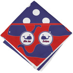 Whale Cloth Cocktail Napkin - Single w/ Name or Text