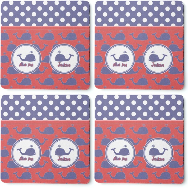 Whale Coaster Rubber Back - Apvl