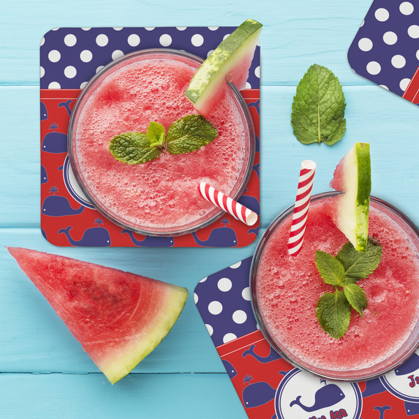 Whale Coaster Set - LIFESTYLE