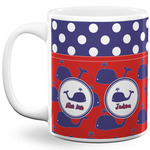 Whale 11 Oz Coffee Mug - White (Personalized)