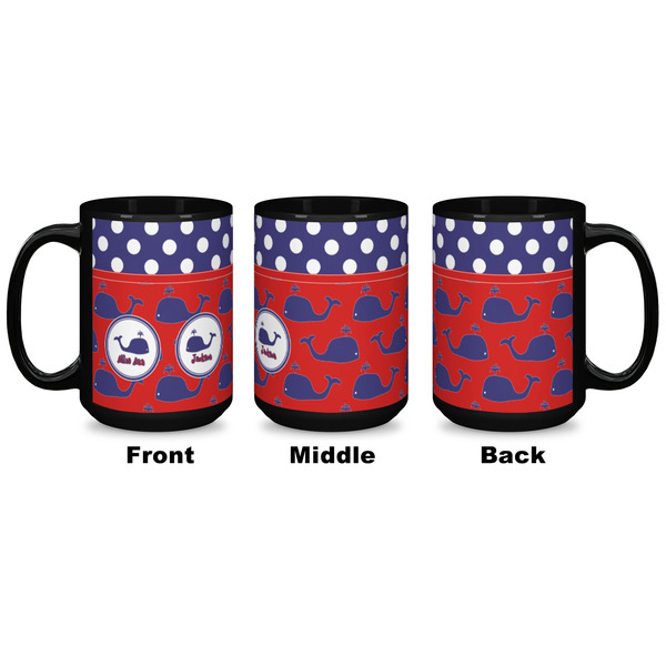 Whale Coffee Mug - 15 oz - Black APPROVAL