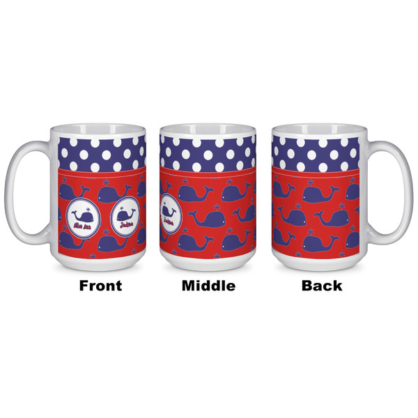 Whale Coffee Mug - 15 oz - White APPROVAL