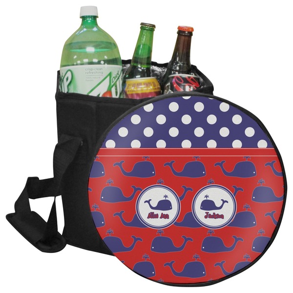 Custom Whale Collapsible Cooler & Seat (Personalized)