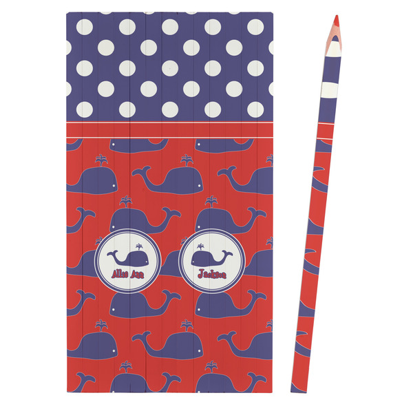 Whale Colored Pencils - Front View