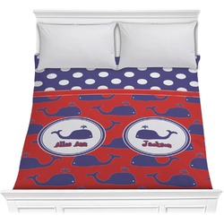 Whale Comforter - Full / Queen (Personalized)
