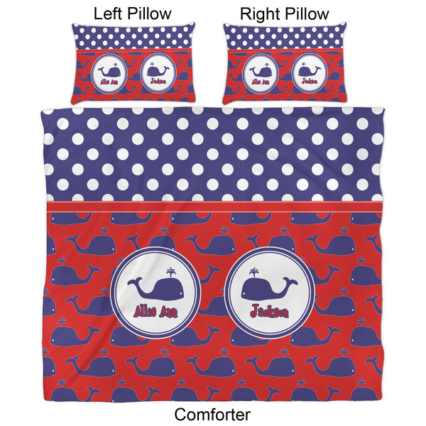 Whale Comforter Set - King - Approval