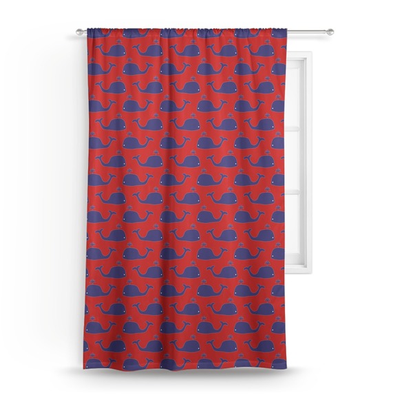 Custom Whale Curtain - 50"x84" Panel
