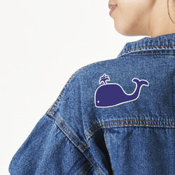 Whale Large Custom Shape Patch (Personalized)