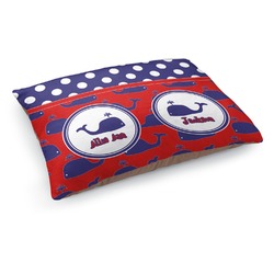 Whale Dog Bed - Medium w/ Name or Text
