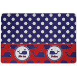Whale Dog Food Mat w/ Name or Text