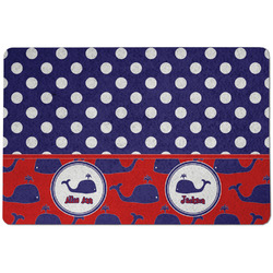 Whale Dog Food Mat w/ Name or Text