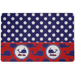 Whale Dog Food Mat w/ Name or Text