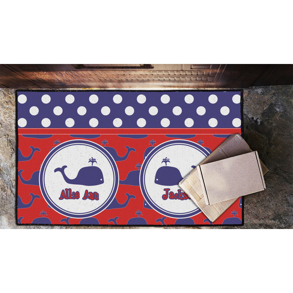 Whale Door Mat - LIFESTYLE (Lrg)