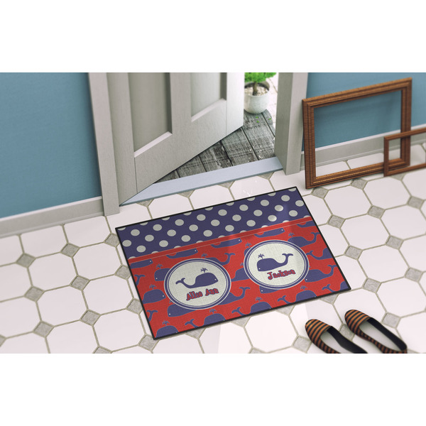 Whale Door Mat Lifestyle
