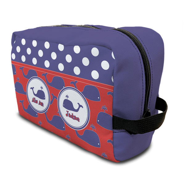 Custom Whale Toiletry Bag / Dopp Kit (Personalized)