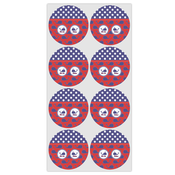 Whale Drink Topper - Medium - Set of 12