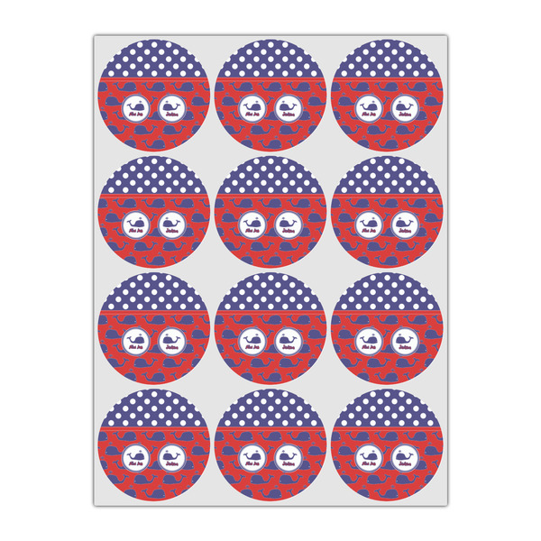 Whale Drink Topper - Small - Set of 12