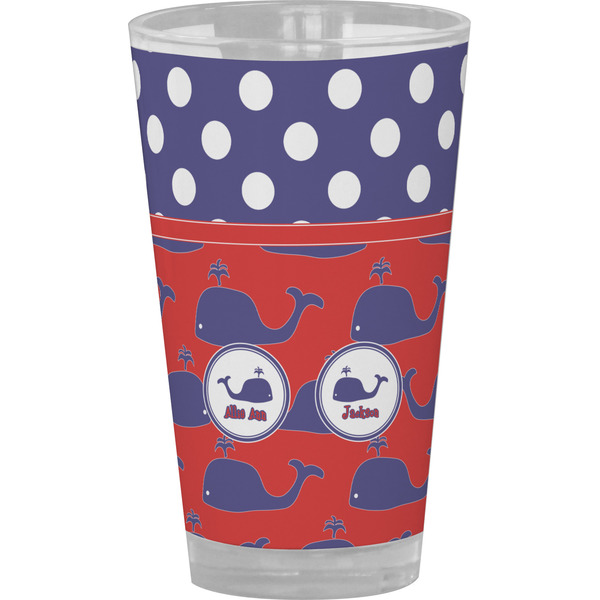 Custom Whale Pint Glass - Full Color (Personalized)