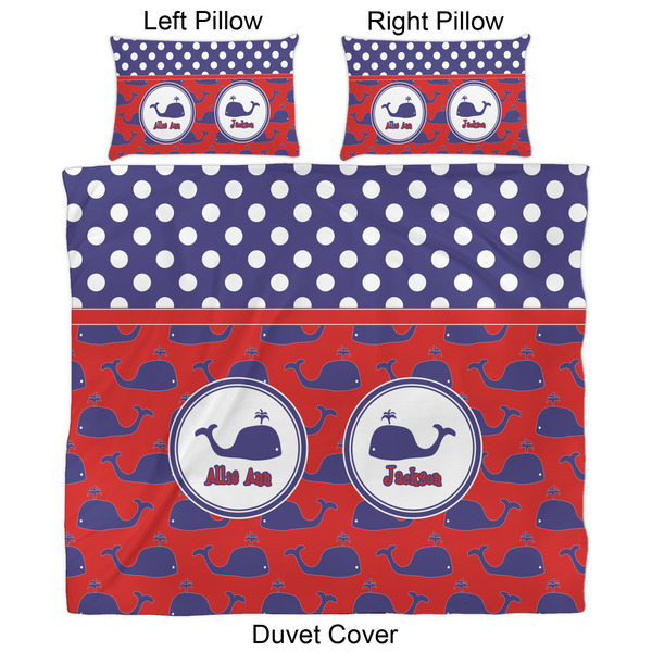 Whale Duvet Cover Set - King - Approval