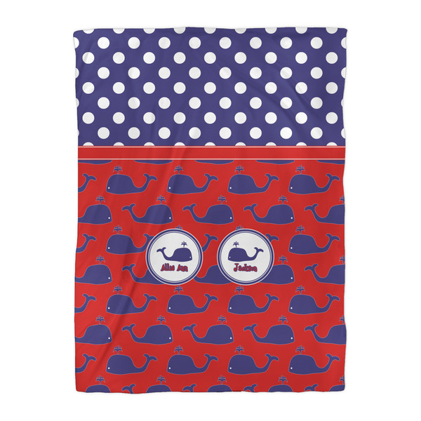 Whale Duvet Cover - Twin XL - Front