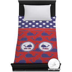 Whale Duvet Cover - Twin XL (Personalized)