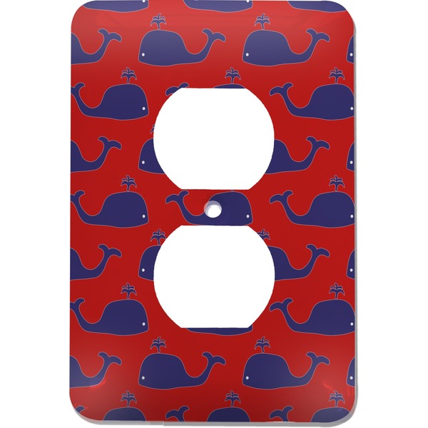 Custom Whale Electric Outlet Plate