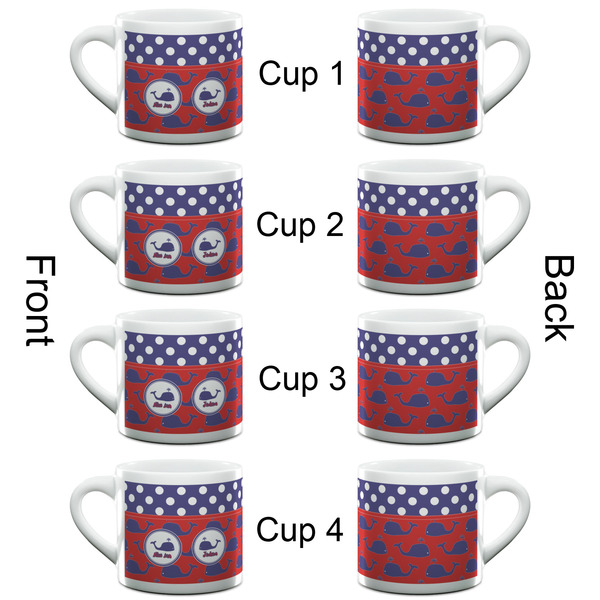Whale Espresso Cup - 6oz (Double Shot Set of 4) APPROVAL