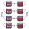 Whale Espresso Cup - 6oz (Double Shot Set of 4) APPROVAL