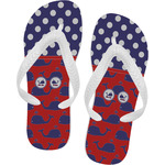 Whale Flip Flops - XSmall (Personalized)