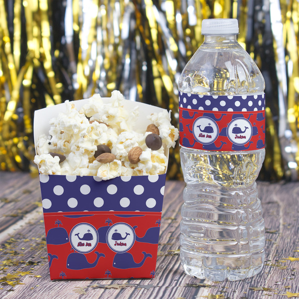Whale French Fry Favor Box - w/ Water Bottle