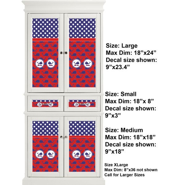 Whale Full Cabinet (Show Sizes)