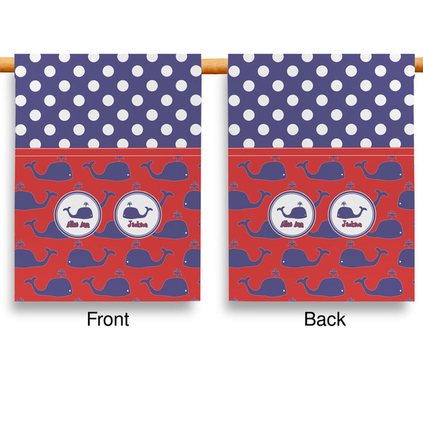 Whale Garden Flags - Large - Double Sided - APPROVAL