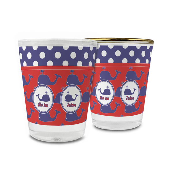 Custom Whale Glass Shot Glass - 1.5 oz (Personalized)