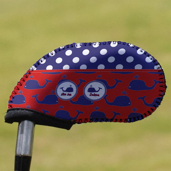 Custom Whale Golf Club Iron Cover (Personalized)