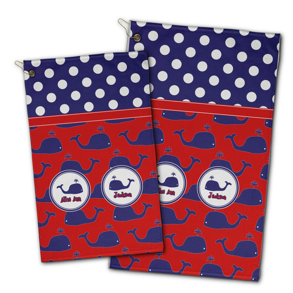Whale Golf Towel - PARENT (small and large)