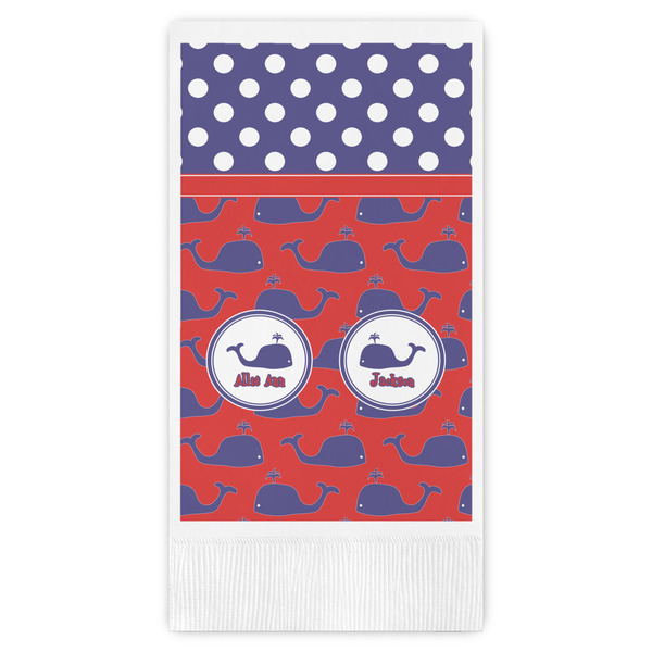 Custom Whale Guest Towels - Full Color (Personalized)